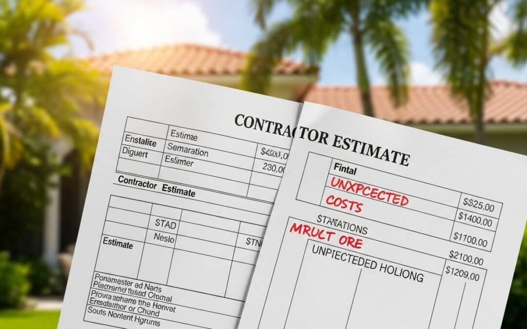 What Miami Homeowners Should Know About Contractor Estimates vs. Final Costs